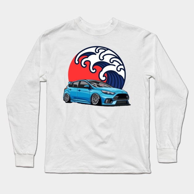 Ford Focus Long Sleeve T-Shirt by artoriaa